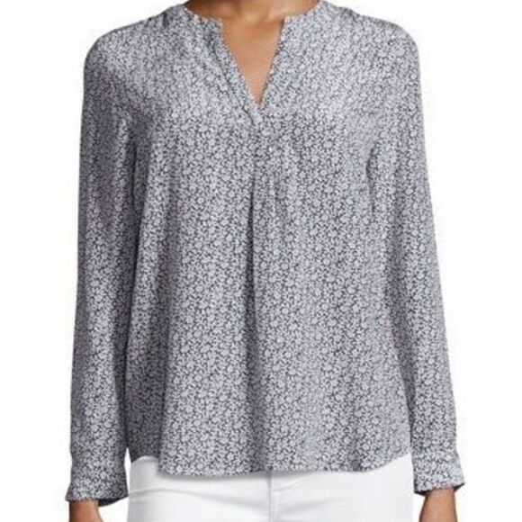 JOIE Peterson B Floral Silk Blouse Medium EUC P491 - Picture 1 of 6